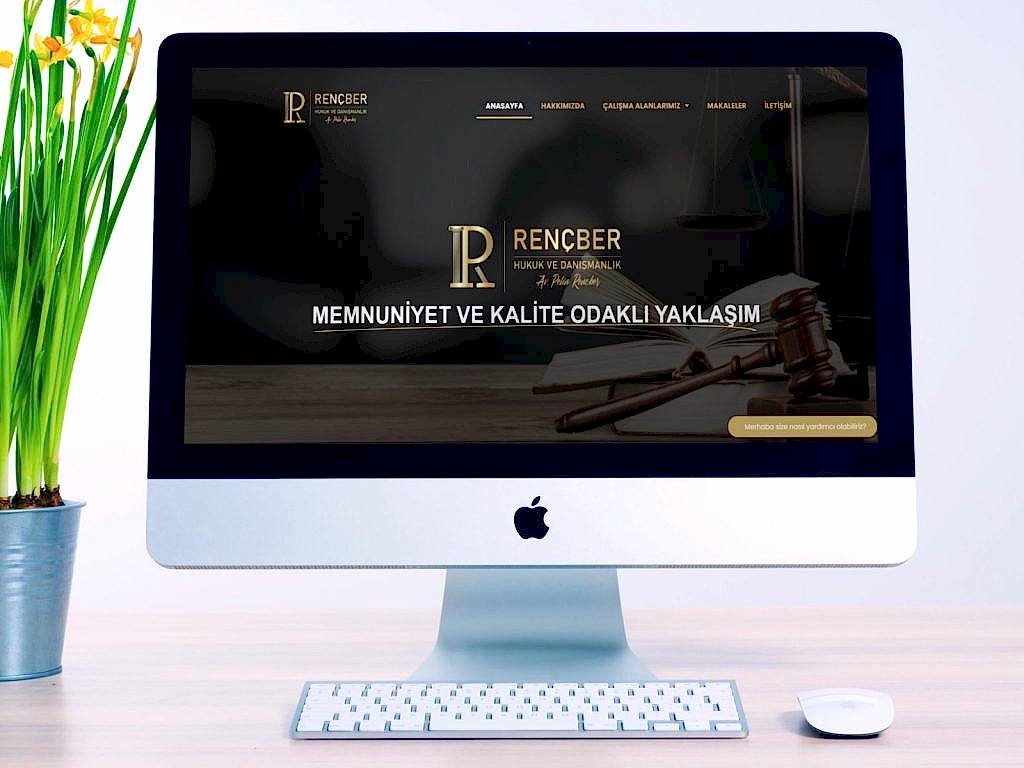 hukuk bürosu web site tasarım örnek